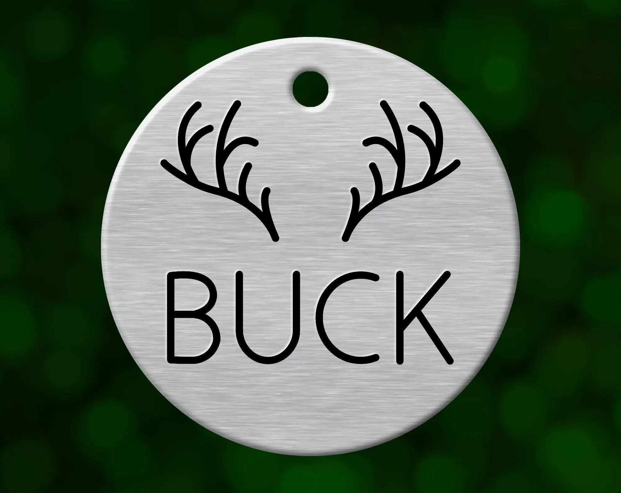 Antlers Dog Tag