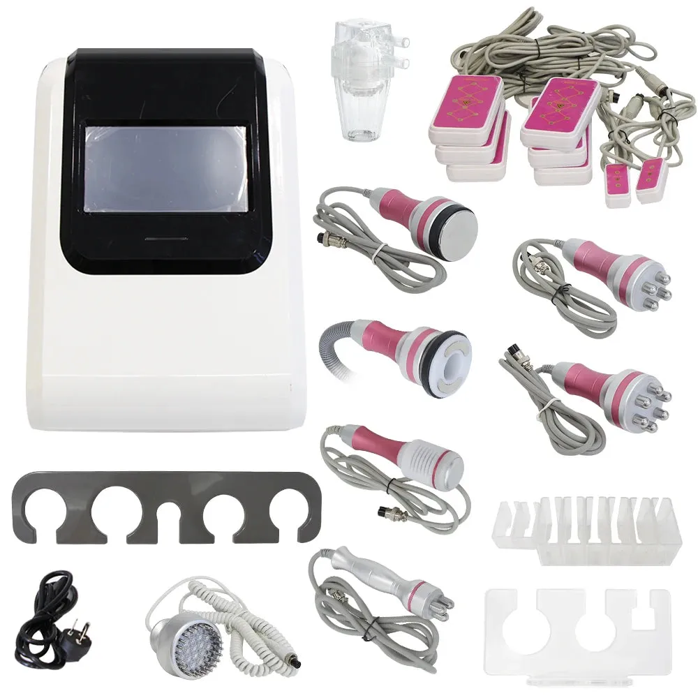 AOKO  9 in 1 New 80K Cavitation Vacuum Slimming Massage Radio Frequency Explosive RF Beauty Machine Face Skin Lifting Device