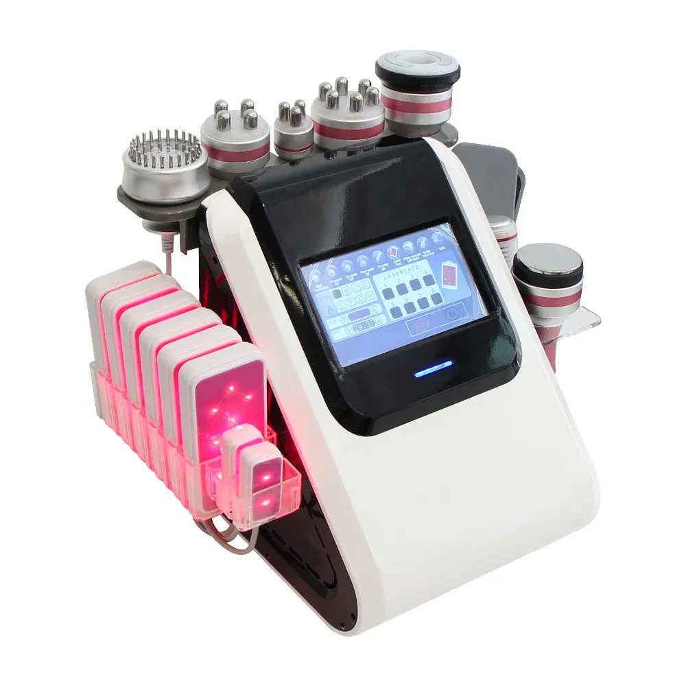 AOKO  9 in 1 New 80K Cavitation Vacuum Slimming Massage Radio Frequency Explosive RF Beauty Machine Face Skin Lifting Device