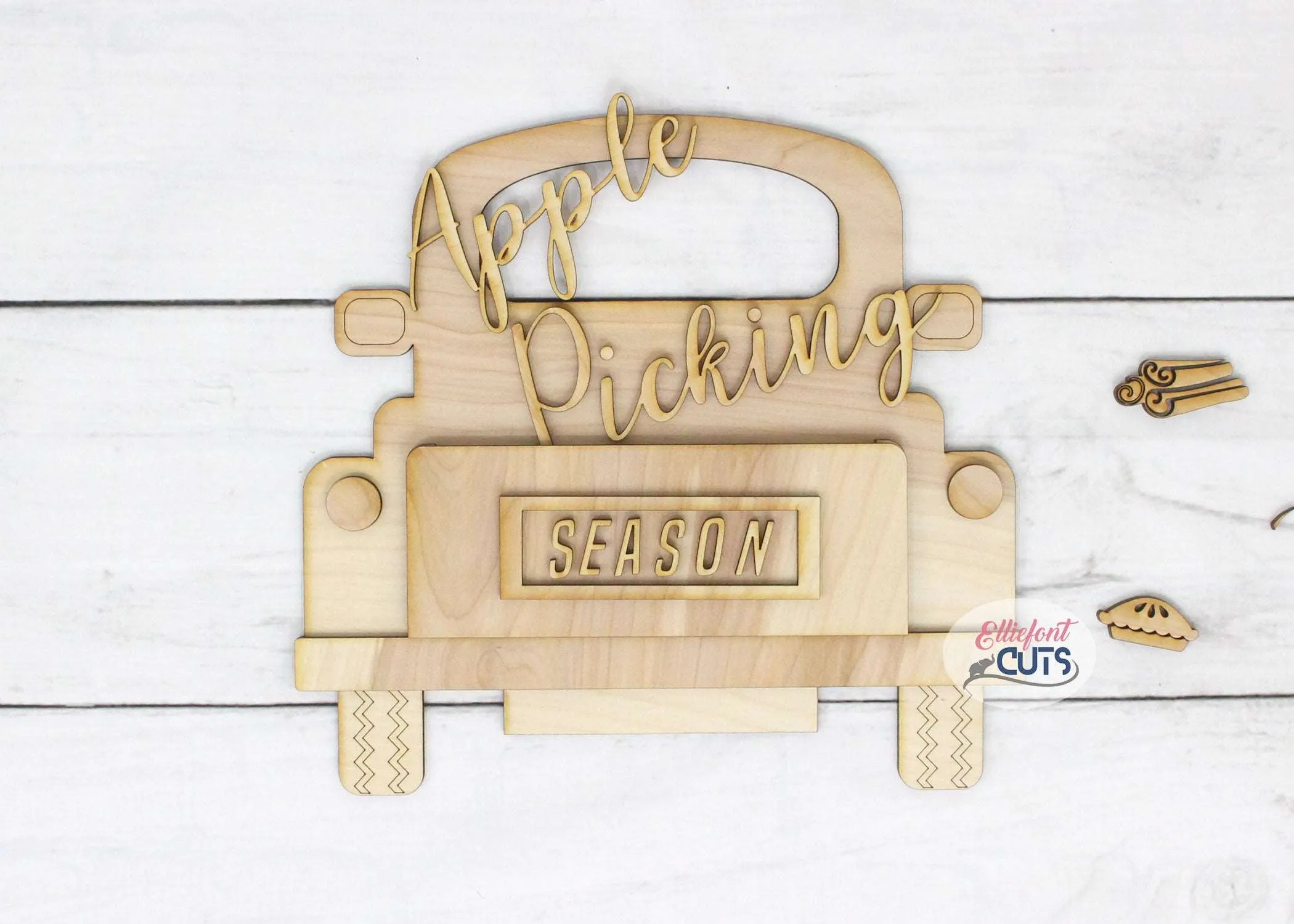 Apple Picking DIY Wood Truck Kit
