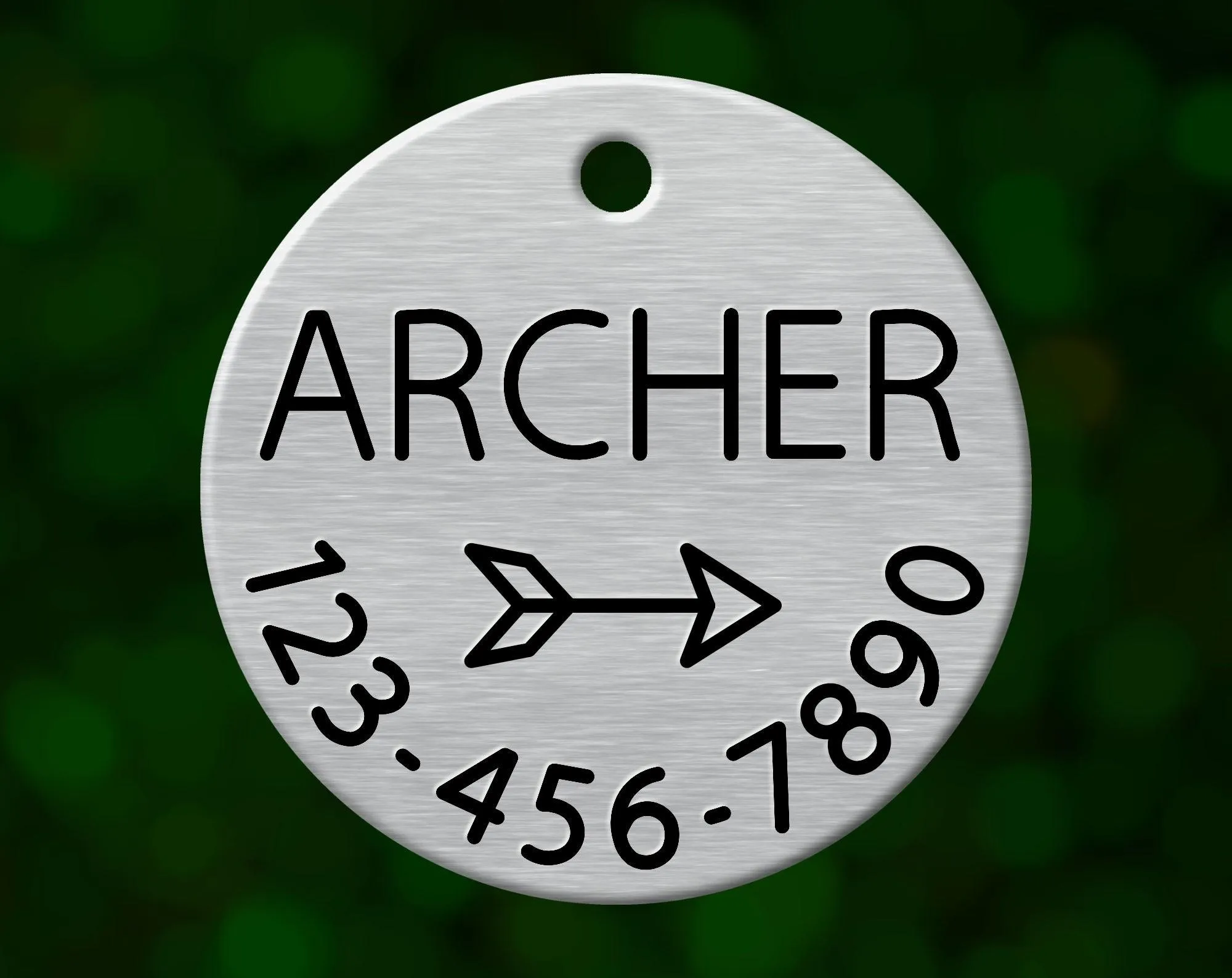 Arrow Dog Tag