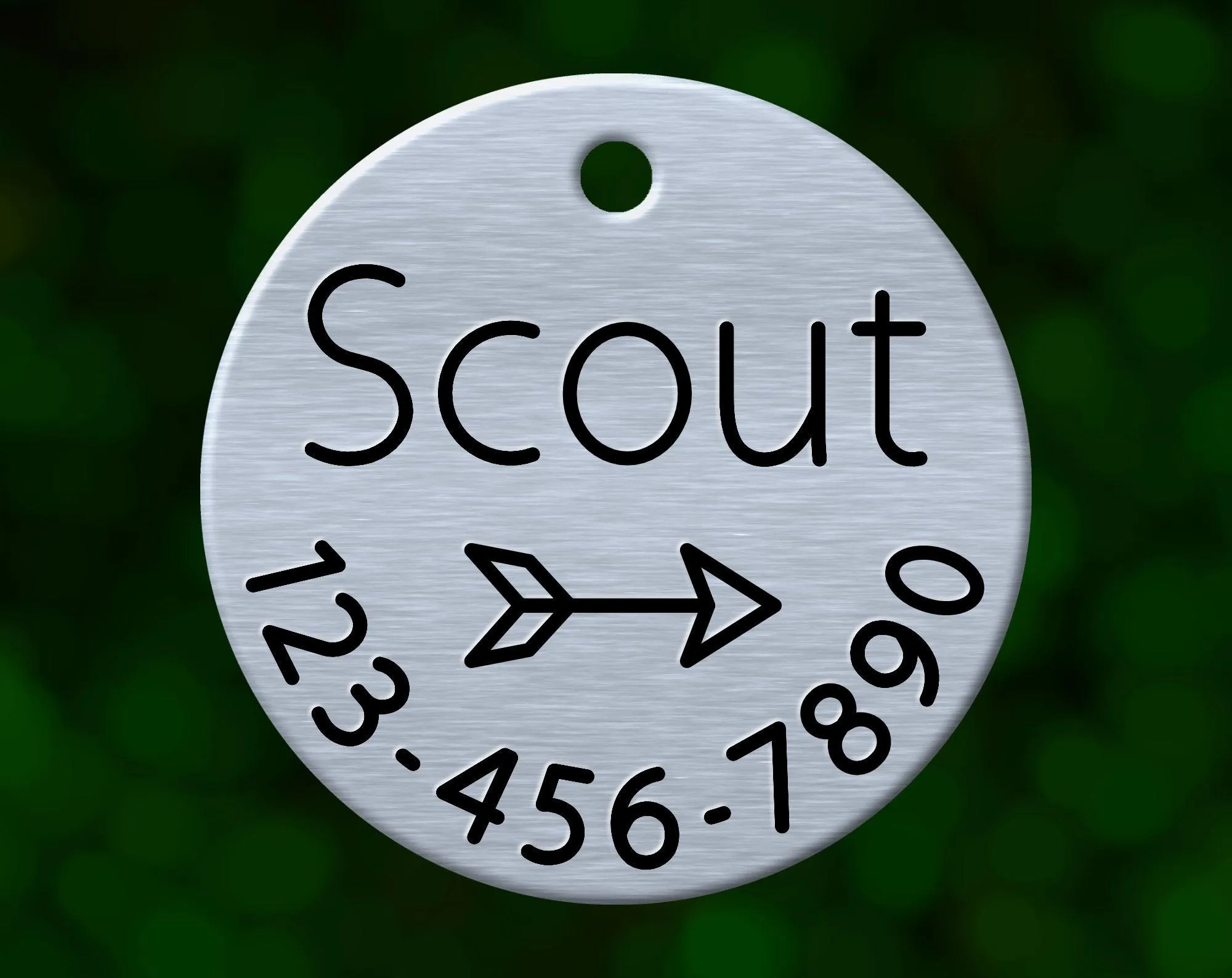 Arrow Dog Tag