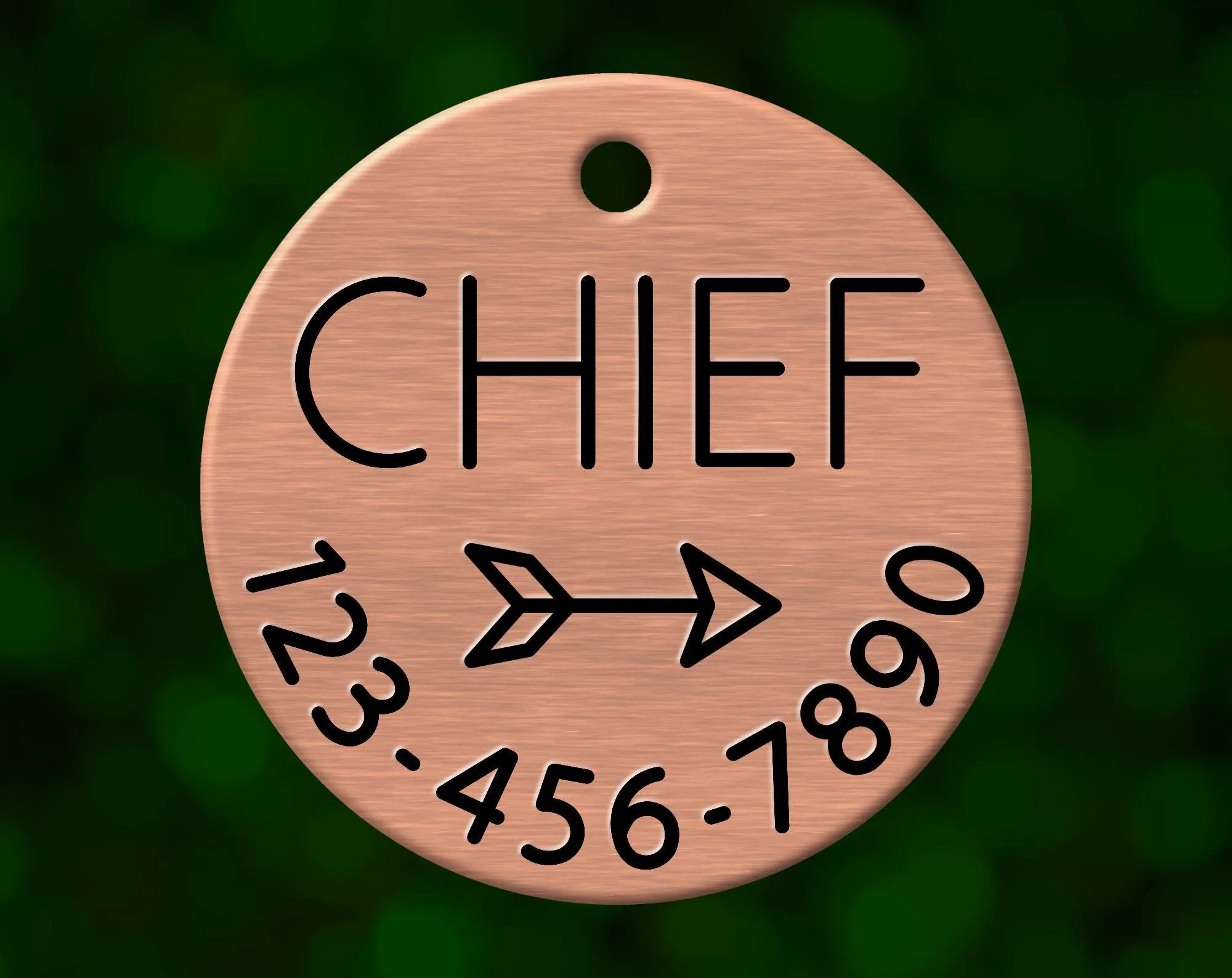 Arrow Dog Tag