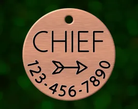 Arrow Dog Tag