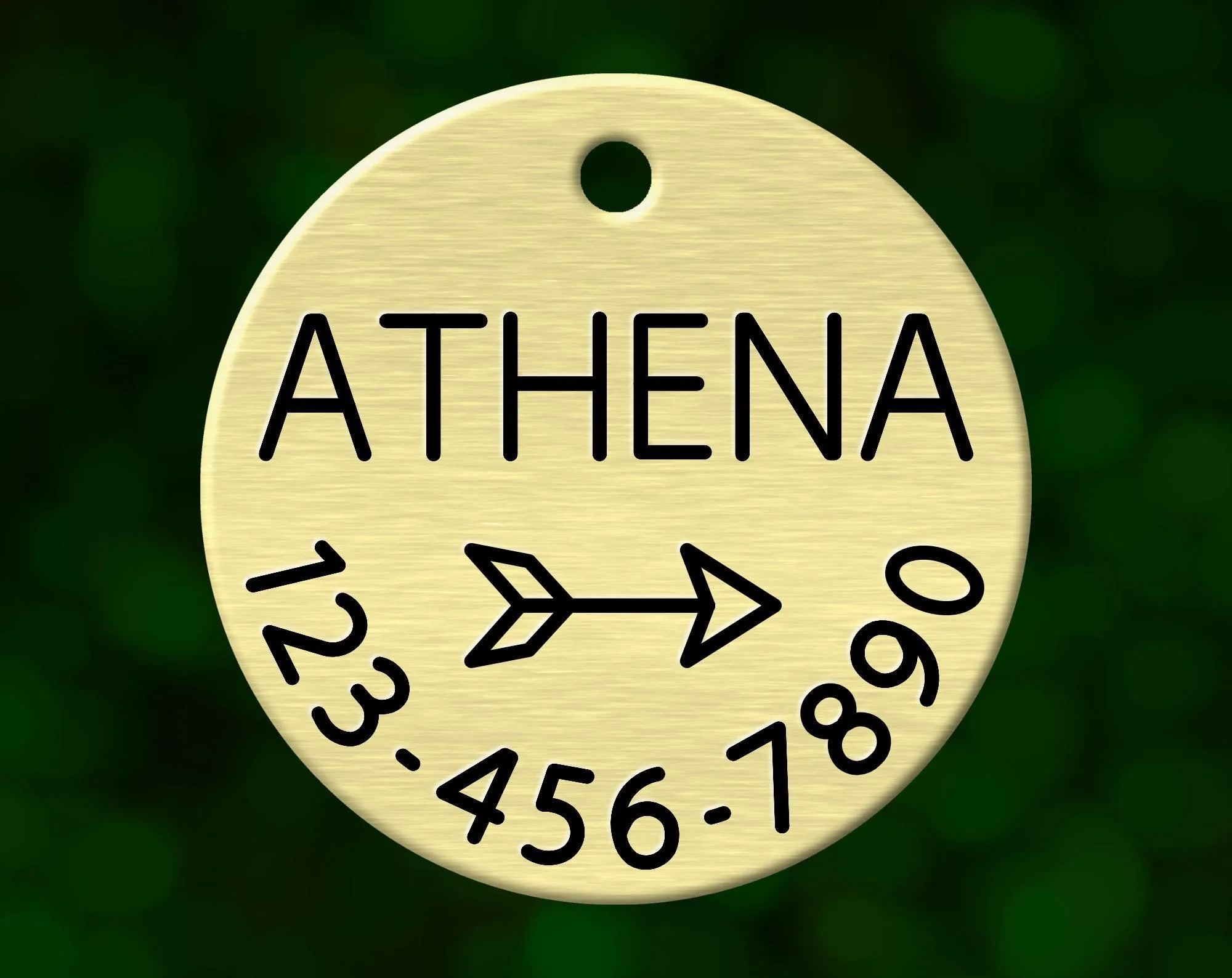 Arrow Dog Tag