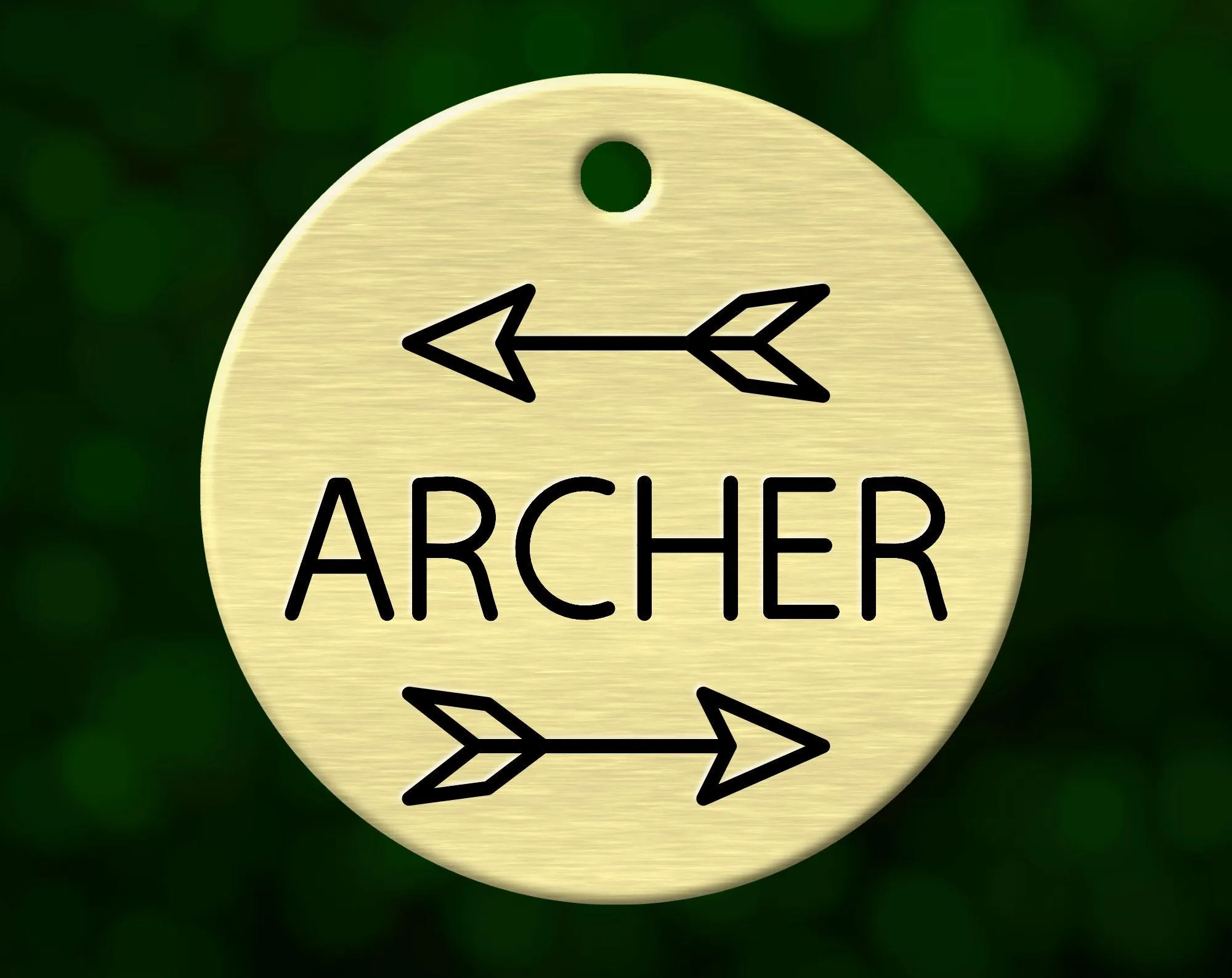Arrows Dog Tag