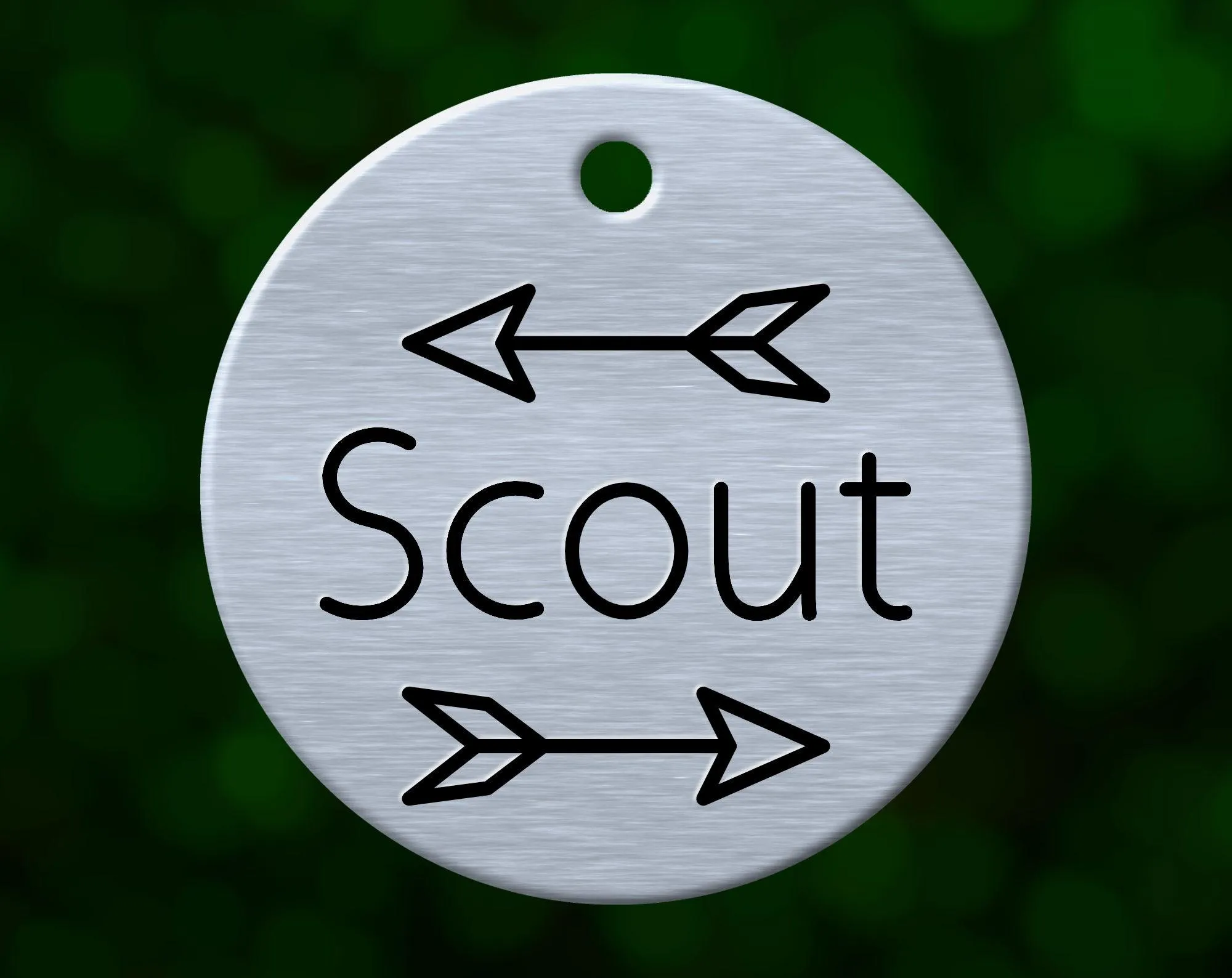 Arrows Dog Tag
