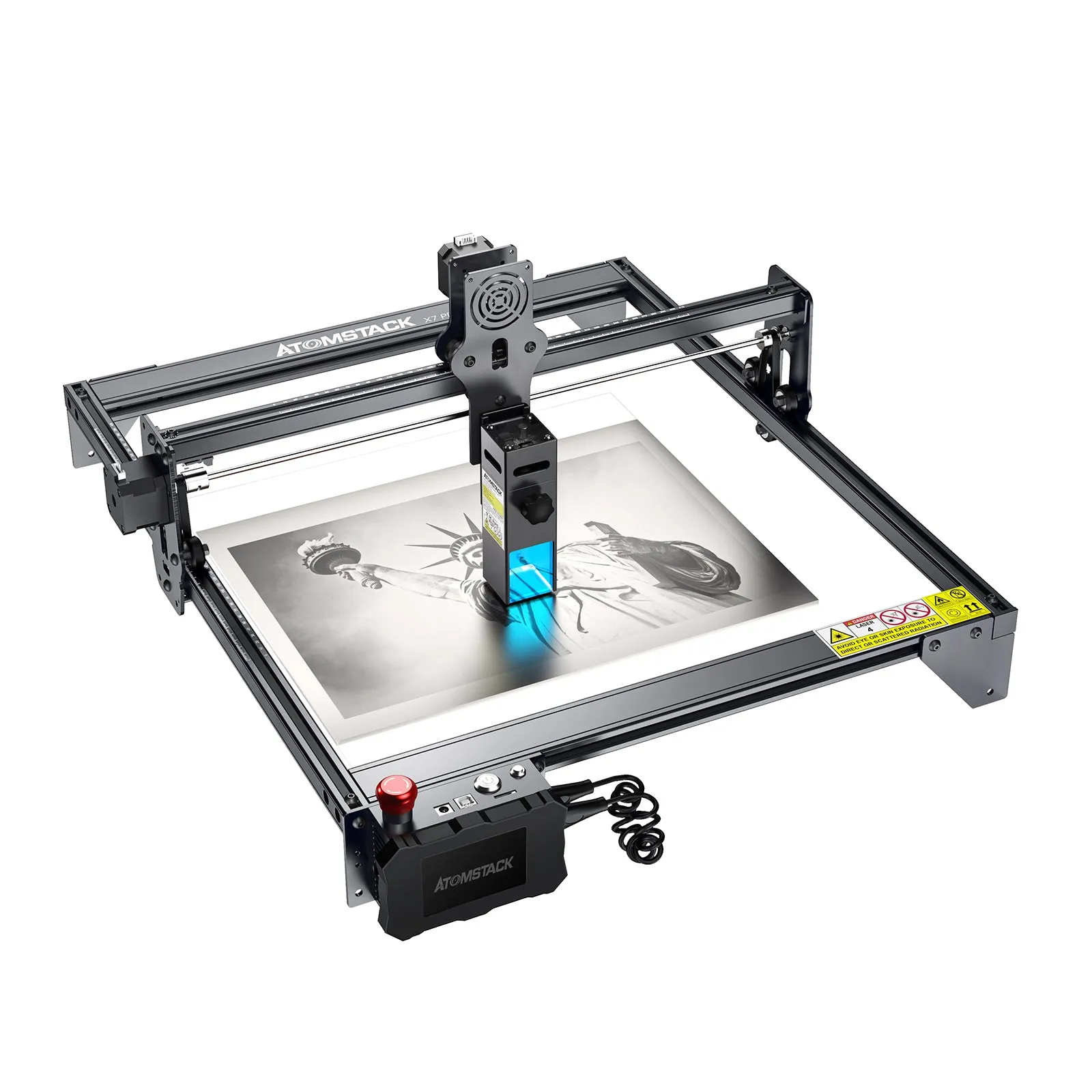 Atomstack 50W X7 Pro Wood MDF Jewelry Laser Engraver 10W Output Power With Air Assist