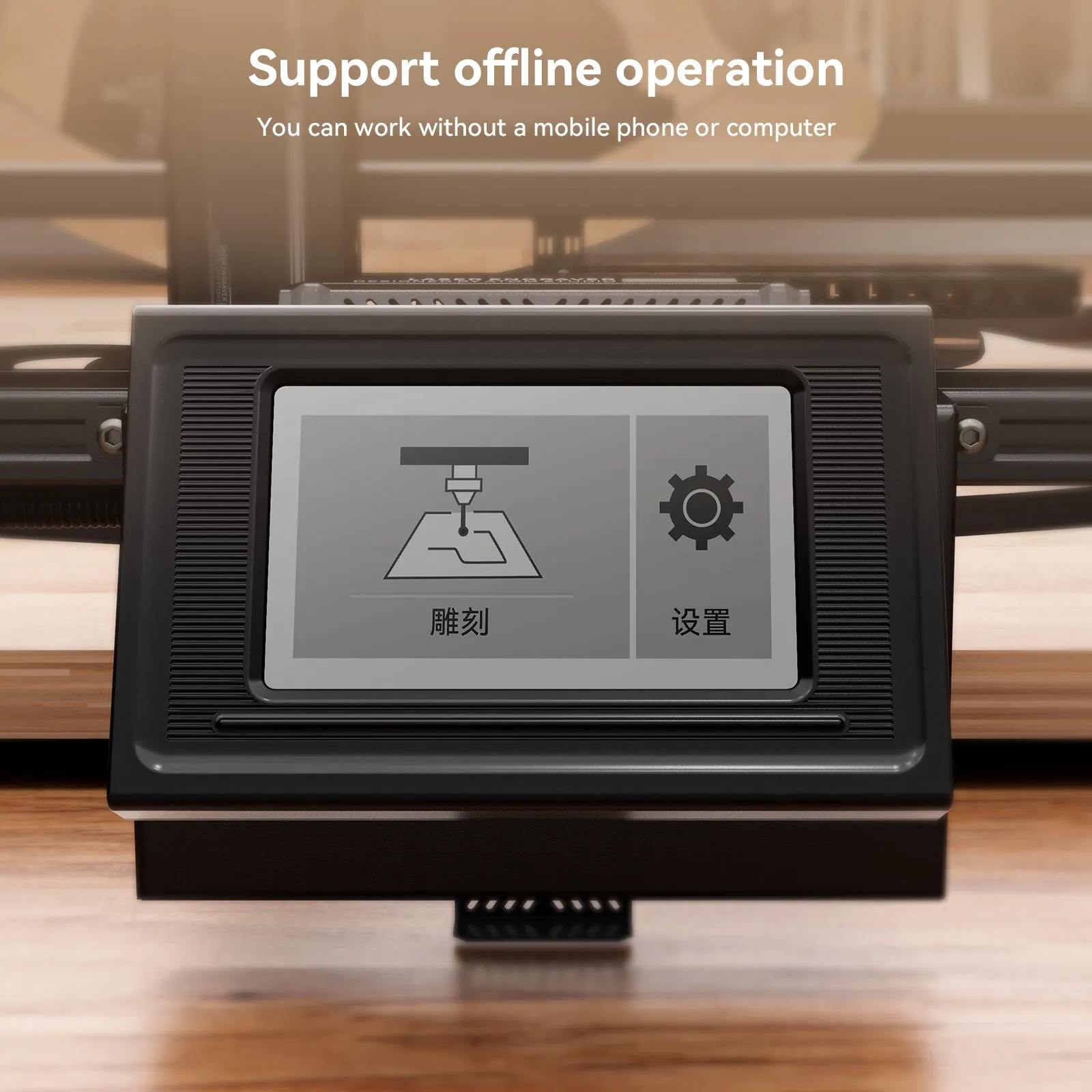 ATOMSTACK A70 X70 Pro Laser Engraver 77W COS Blue Light Laser Power with F60 Air Assist Set 24000mm/min Auto Focus with 4.3 inches Control Monitor 500x400mm Work Area