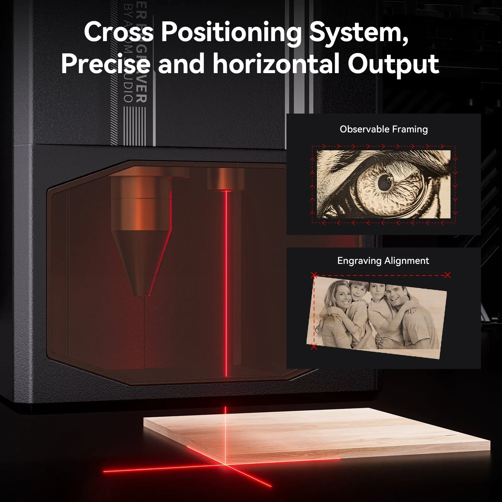 ATOMSTACK A70 X70 Pro Laser Engraver 77W COS Blue Light Laser Power with F60 Air Assist Set 24000mm/min Auto Focus with 4.3 inches Control Monitor 500x400mm Work Area