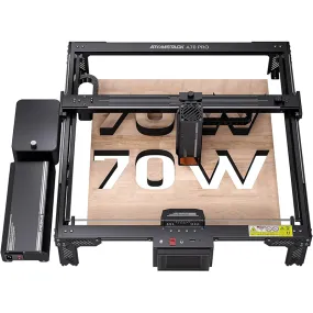 ATOMSTACK A70 X70 Pro Laser Engraver 77W COS Blue Light Laser Power with F60 Air Assist Set 24000mm/min Auto Focus with 4.3 inches Control Monitor 500x400mm Work Area