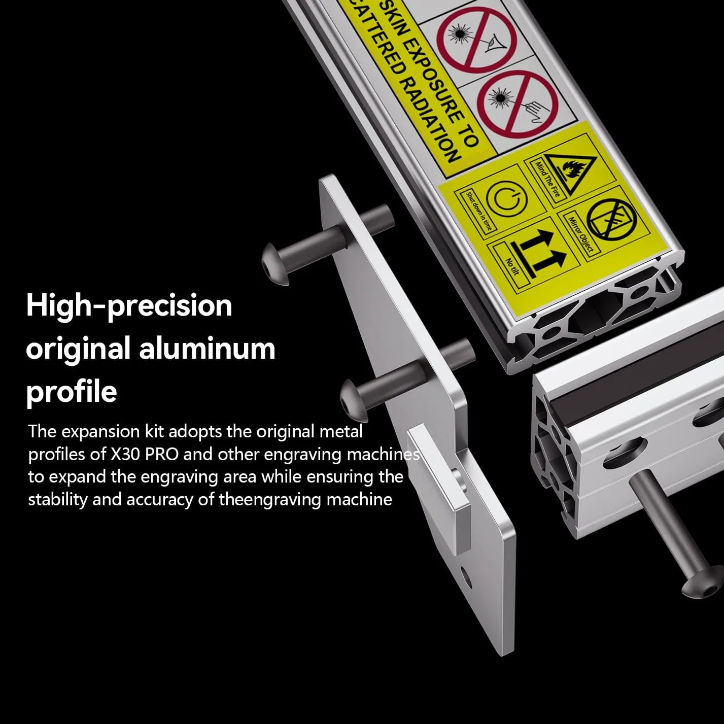 ATOMSTACK Extension Kit For Laser Engraving Machine A20 X20 S20 Pro A40 X40 S40 Pro A30 X30 S30 Pro X70 S10 A10 PRO A5 PRO Expansion Area Up To 850x400mm
