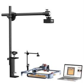 ATOMSTACK MAKER AC1 Camera for Laser Engraver, 400*400mm Photography Area Laser Camera for Engraver, Laser Engraver Camera Support Video Record, Work Preview, Multitask Operation, Precise Positioning