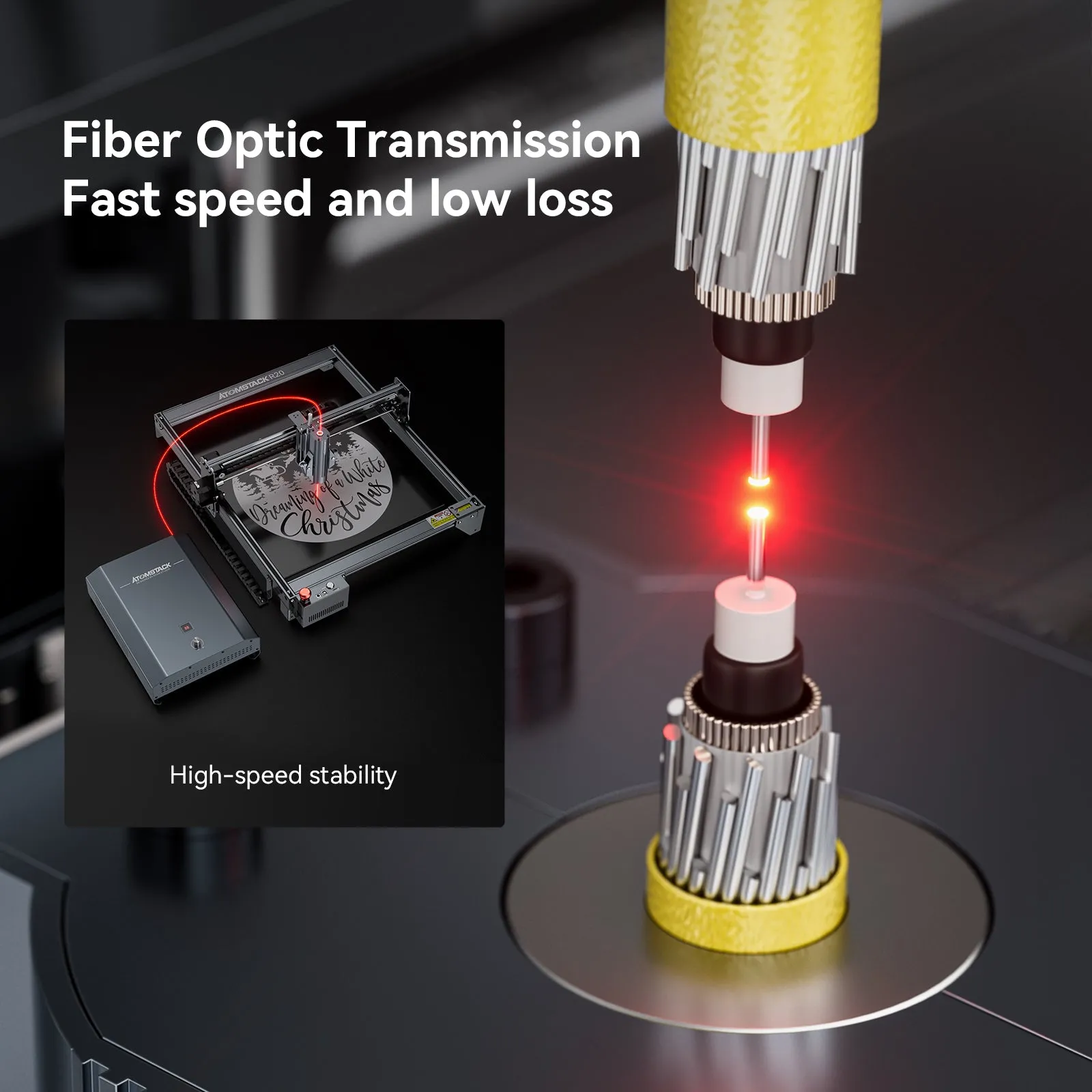Atomstack MR20 1064nm 20W Pulsed Fiber Laser Module