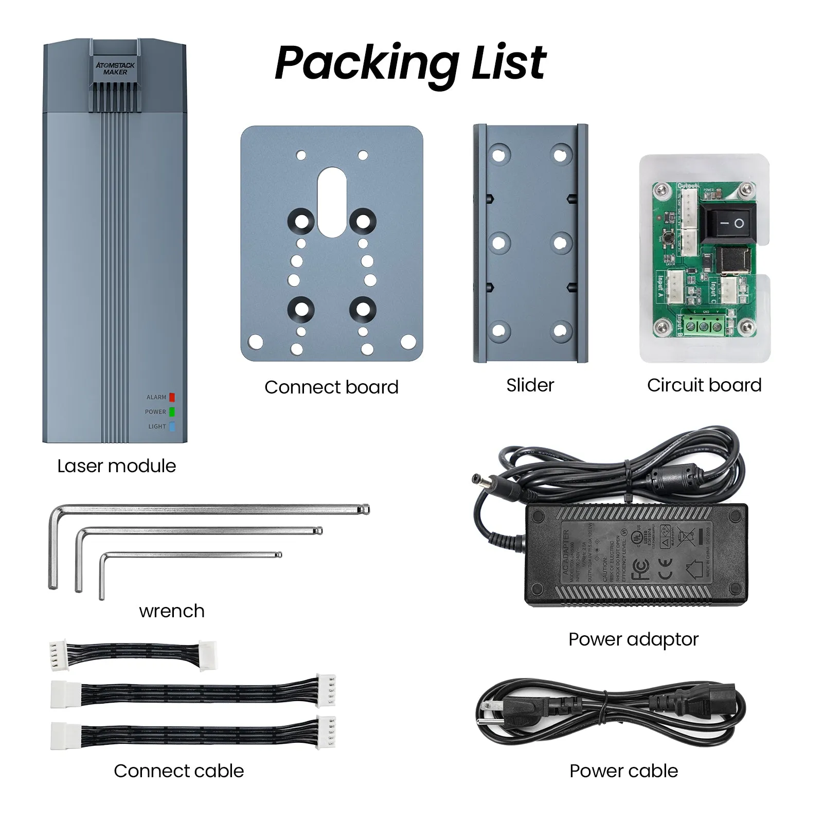 Atomstack R30 V2 Upgraded Infrared Laser Module Replacement Engraving Head for Engraving Metal and Plastic