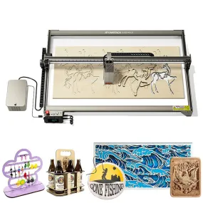 ATOMSTACK X40 S40 X40 MAX Laser Engraver 210W Laser Engraving Cutting Machine For Wood and Metal 48W Laser Output Power DIY CNC Laser Printer 800MM*400MM  3-in-1 Offline Screen/Mobile Phone App/PC Operate
