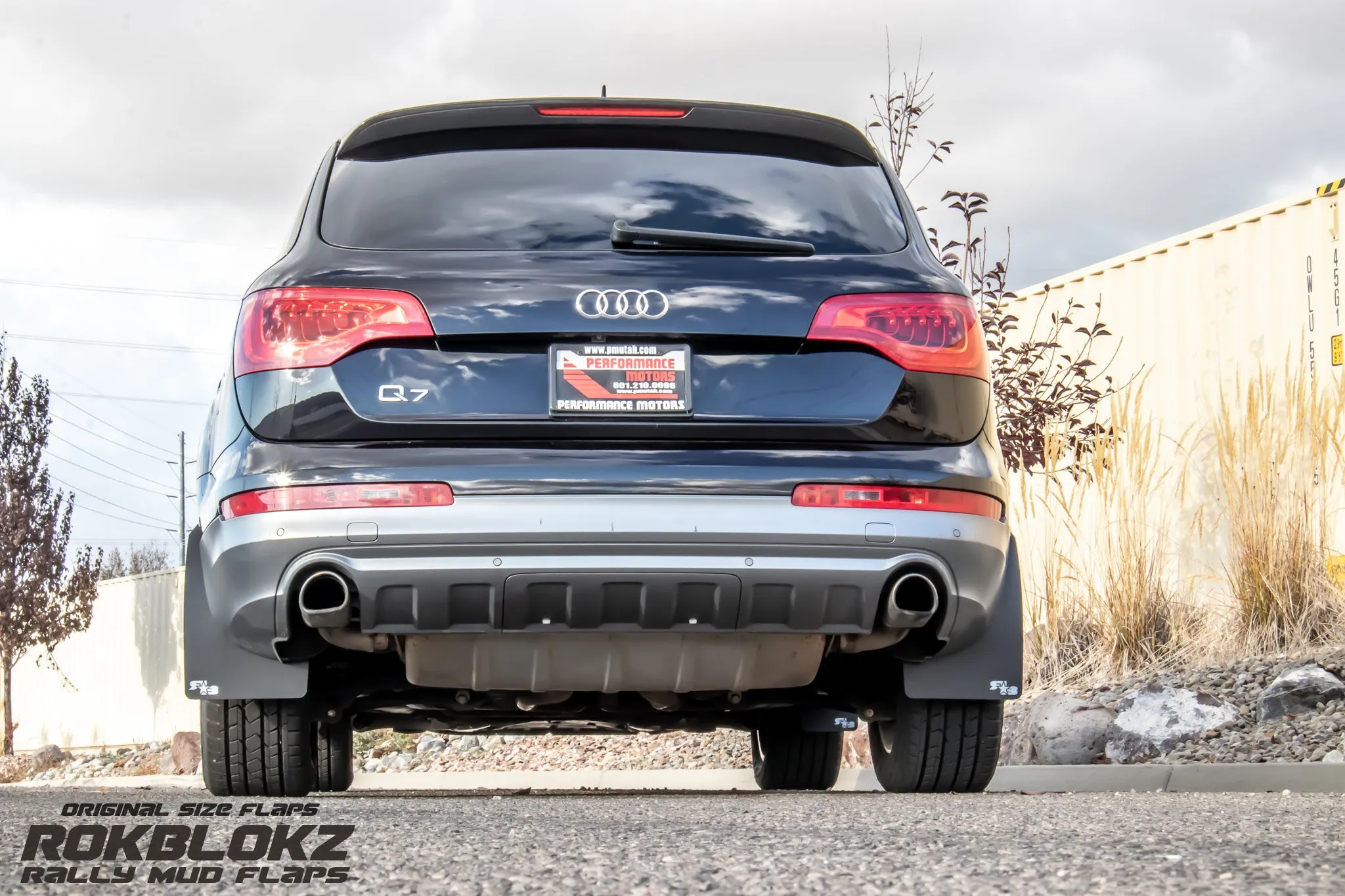 Audi Q7 SUV 2010-2015 Rally Mud Flaps