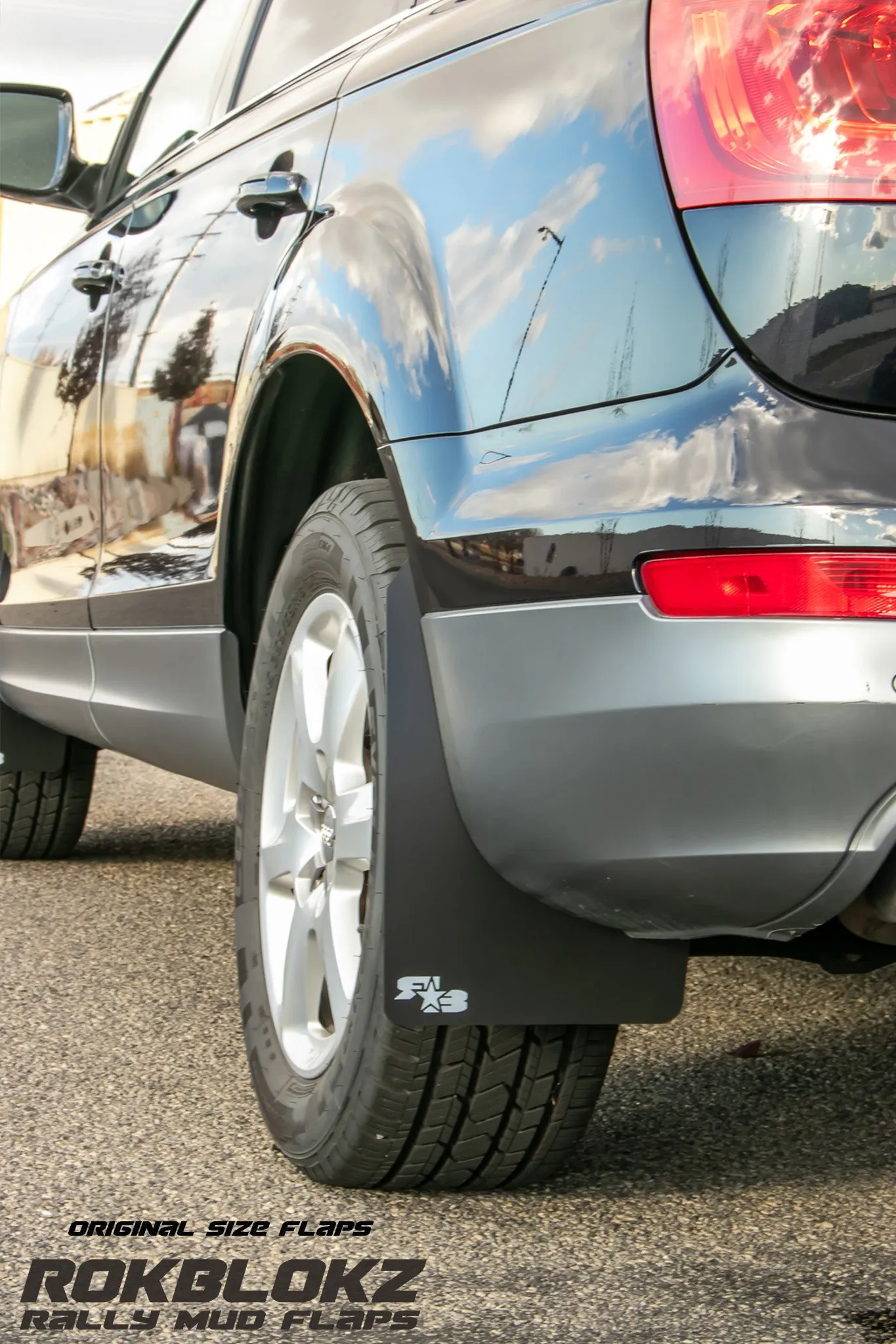 Audi Q7 SUV 2010-2015 Rally Mud Flaps