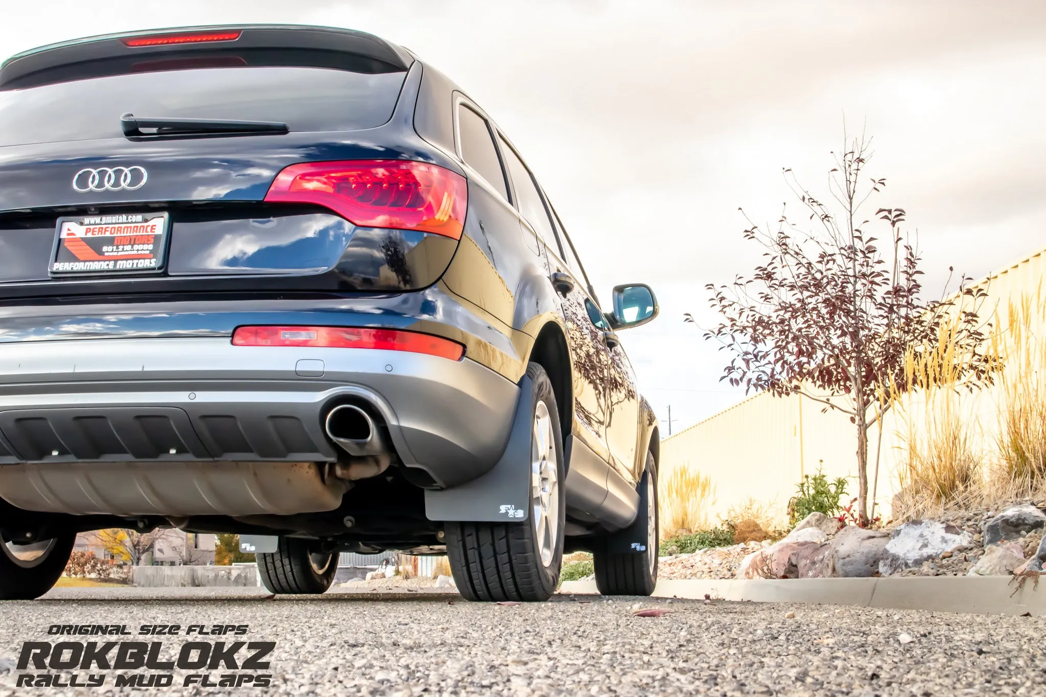 Audi Q7 SUV 2010-2015 Rally Mud Flaps