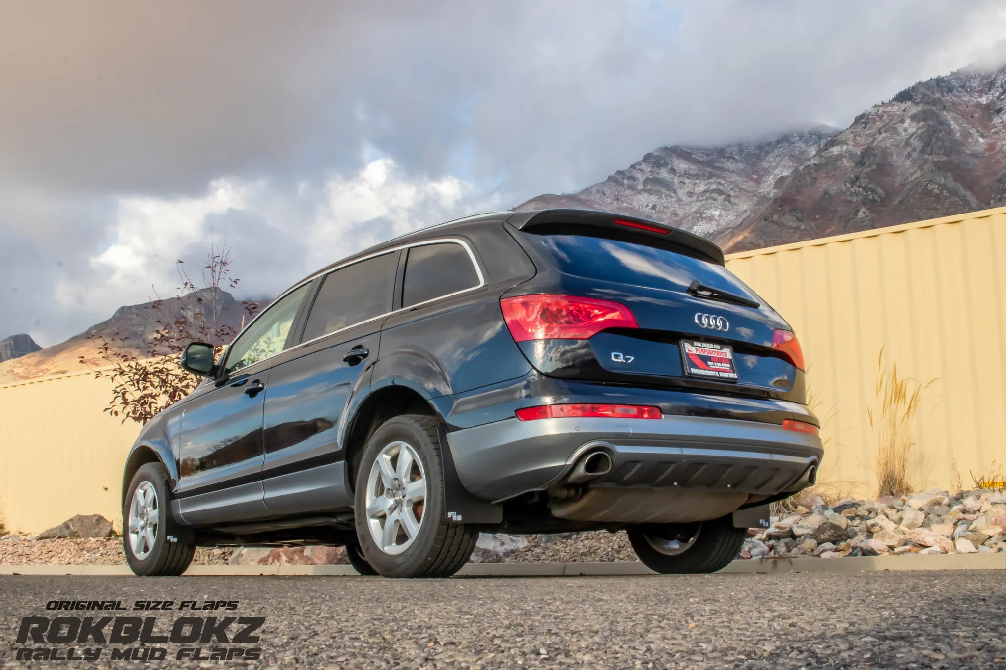 Audi Q7 SUV 2010-2015 Rally Mud Flaps