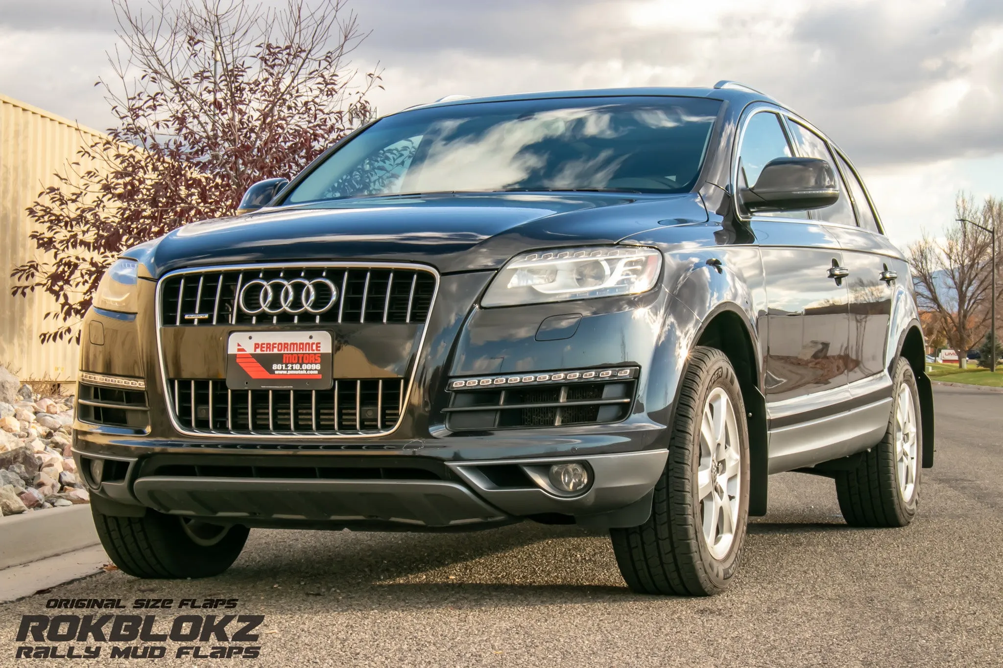 Audi Q7 SUV 2010-2015 Rally Mud Flaps