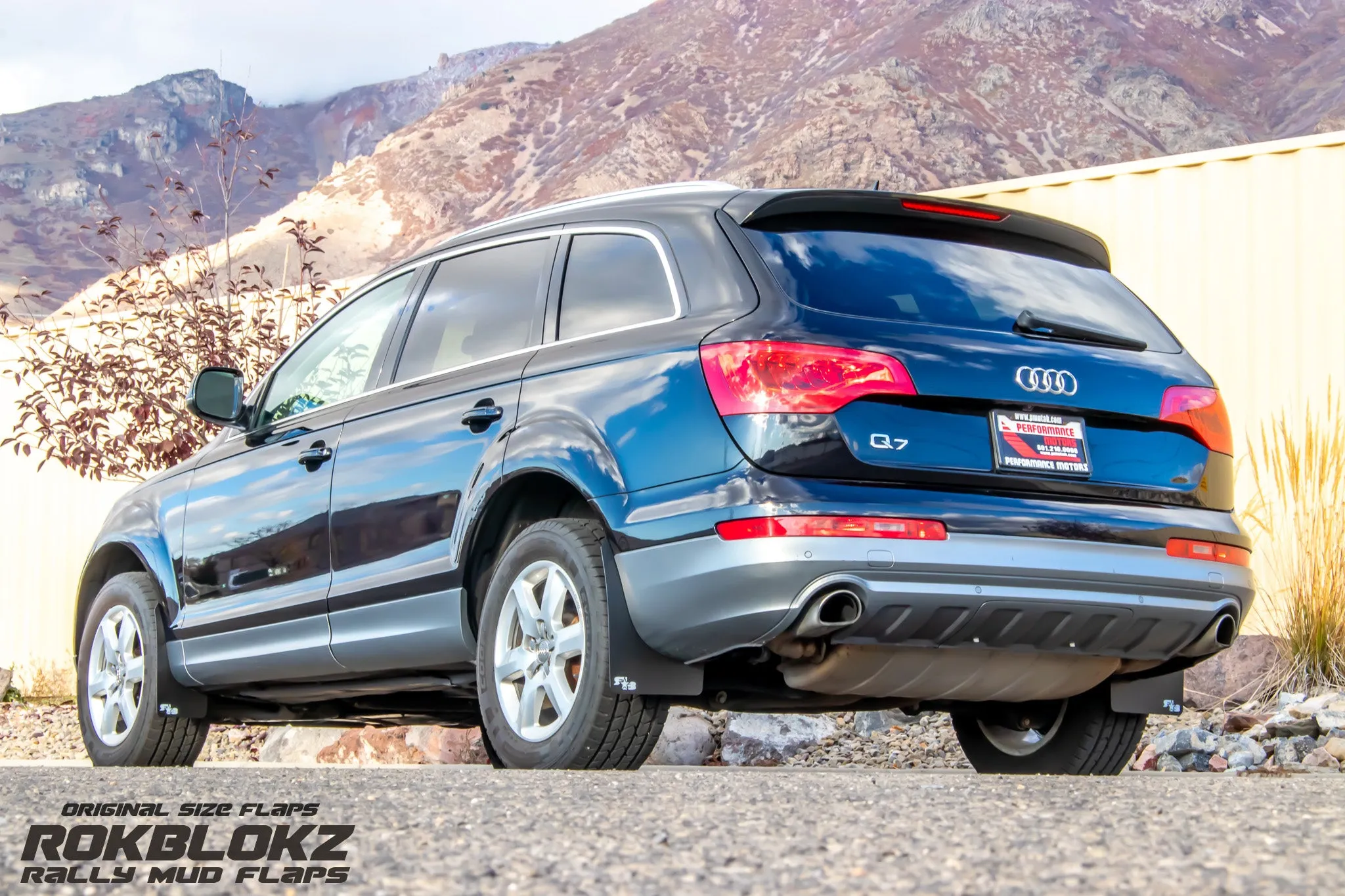 Audi Q7 SUV 2010-2015 Rally Mud Flaps