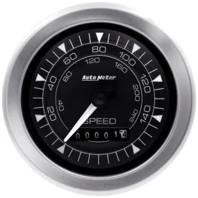 AutoMeter 8188 GAUGE; SPEEDOMETER; 3 3/8in.; 160MPH; ELEC. PROGRAMMABLE; CHRONO