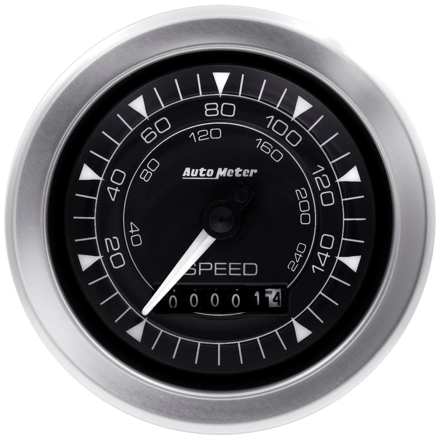 AutoMeter 8188 GAUGE; SPEEDOMETER; 3 3/8in.; 160MPH; ELEC. PROGRAMMABLE; CHRONO