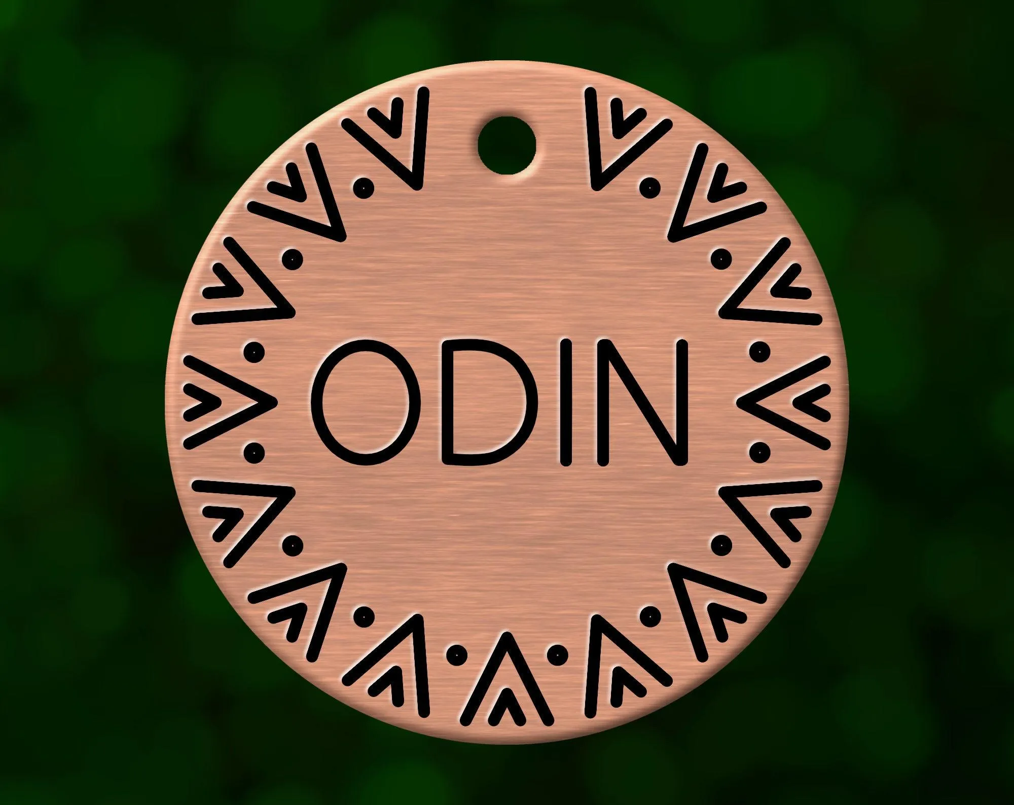 Aztec Dog Tag