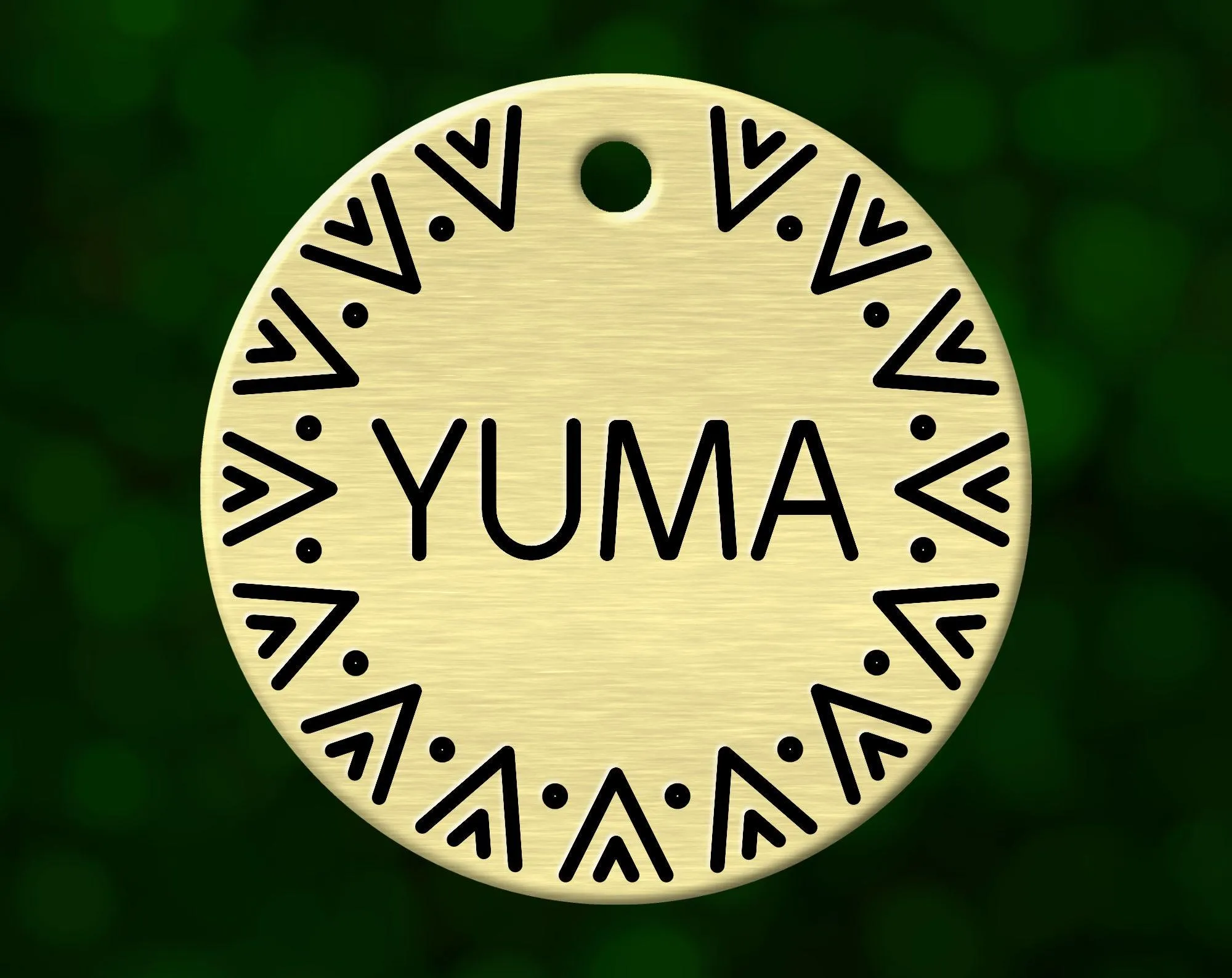 Aztec Dog Tag