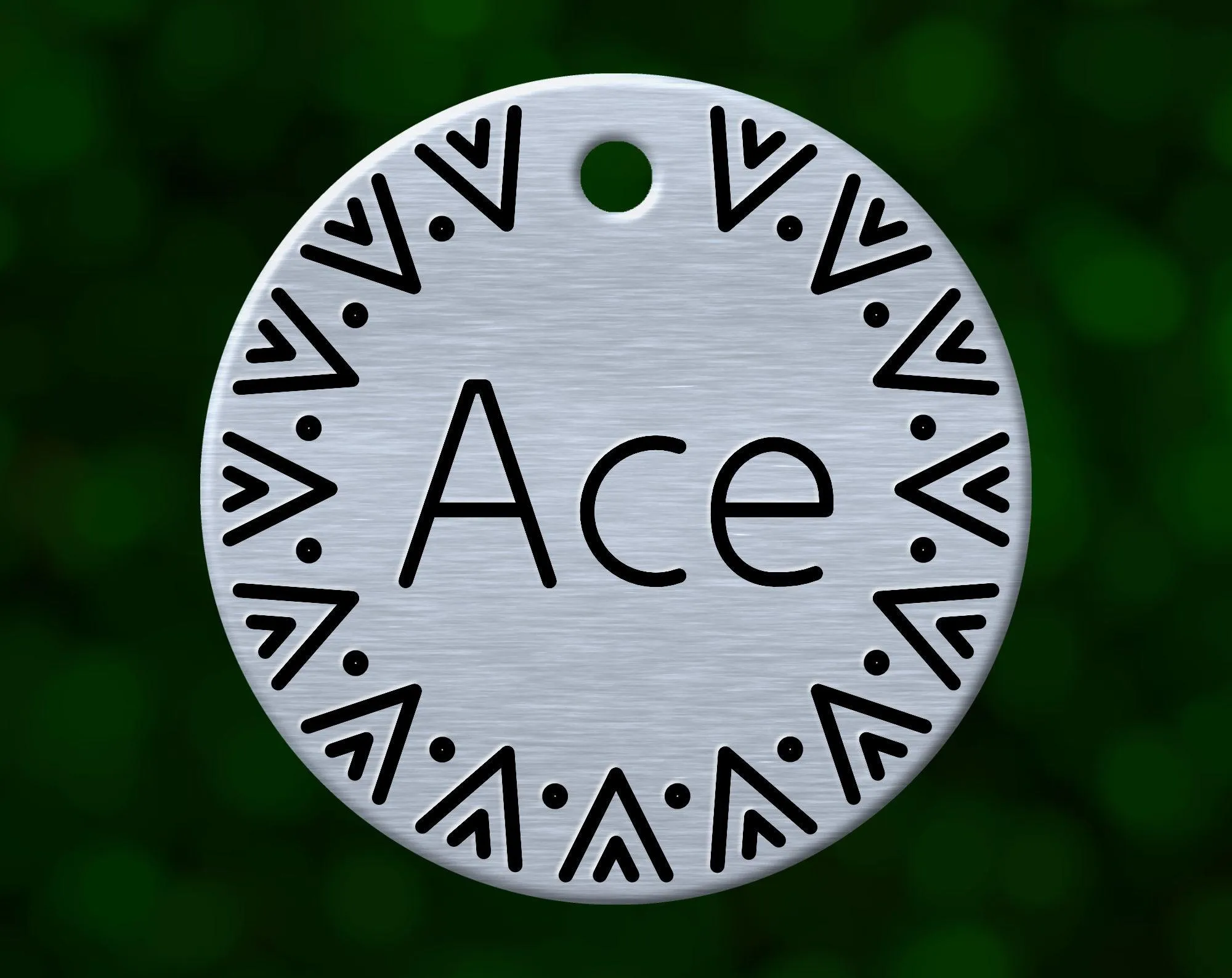 Aztec Dog Tag