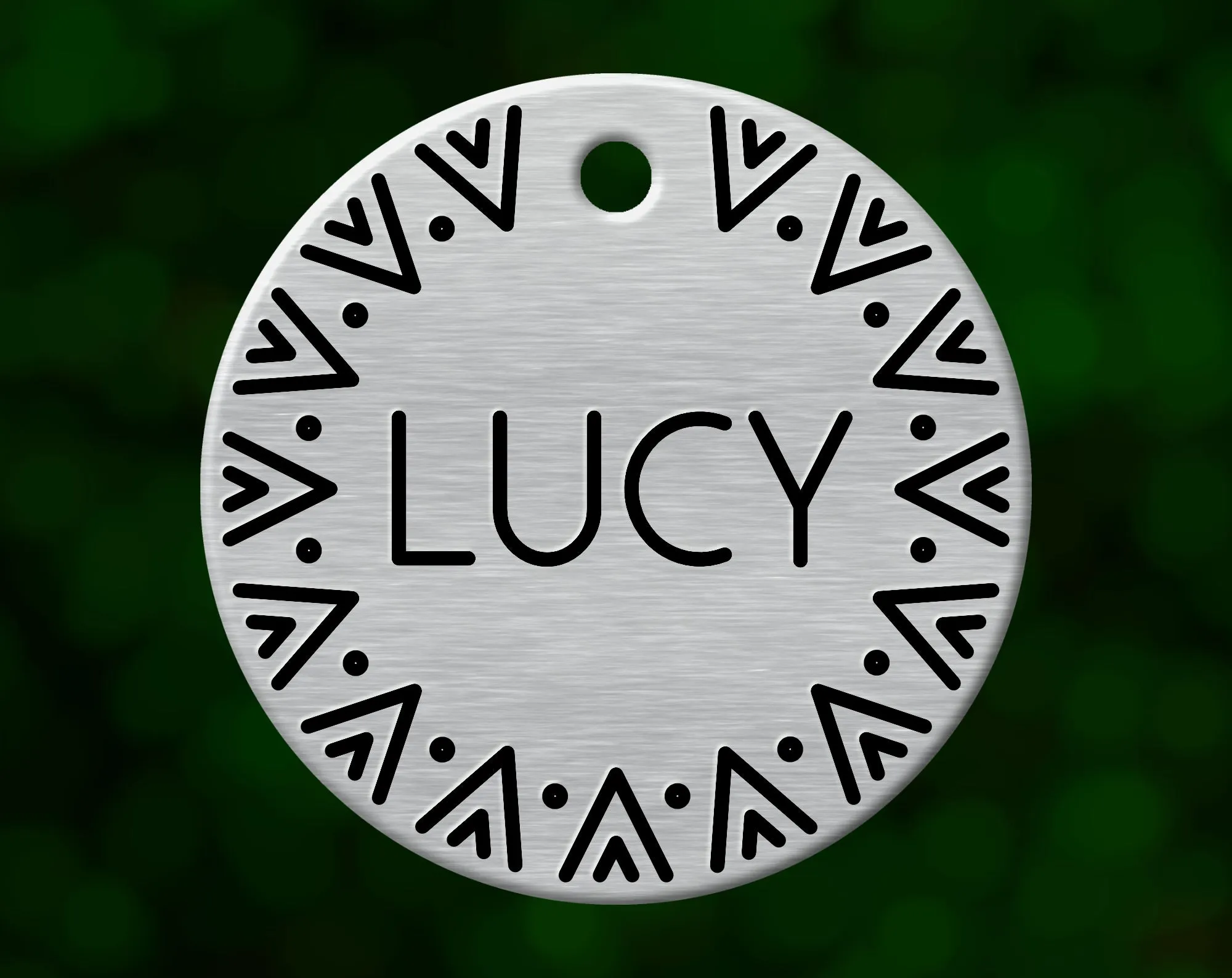 Aztec Dog Tag
