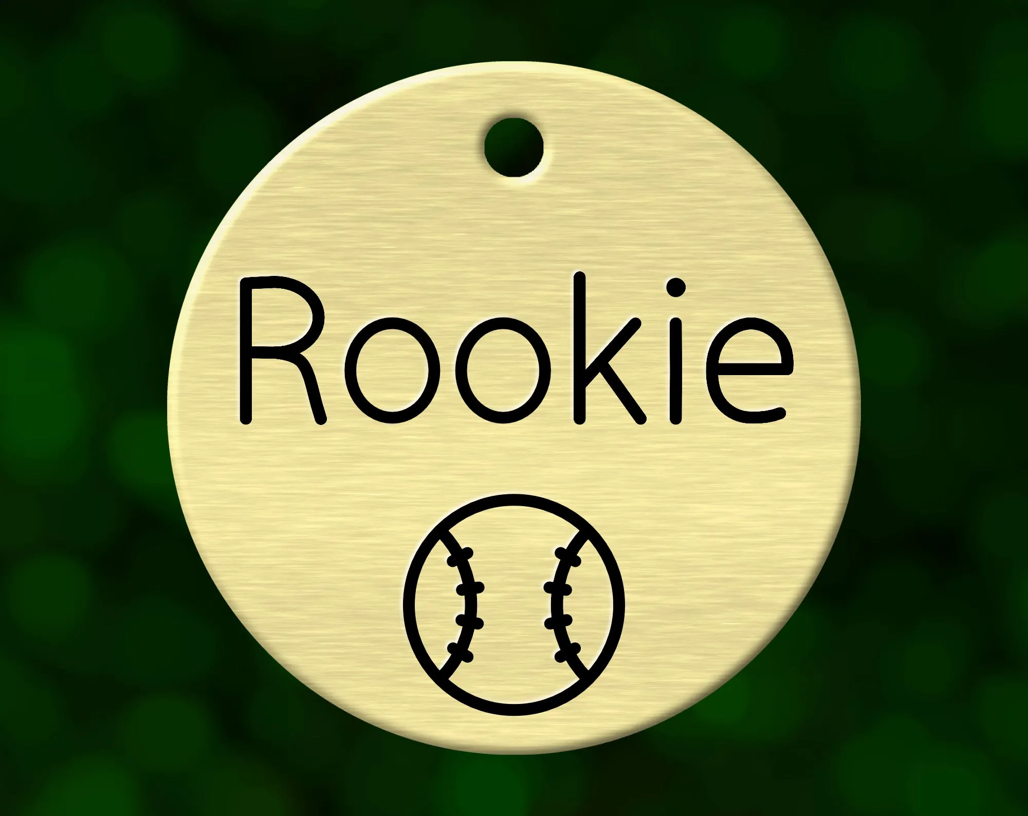 Baseball Dog Tag