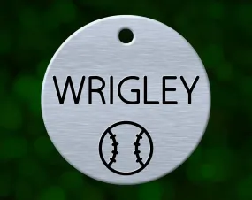 Baseball Dog Tag