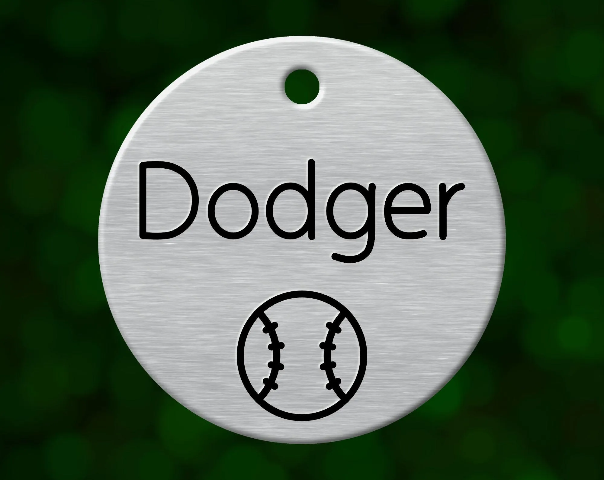 Baseball Dog Tag