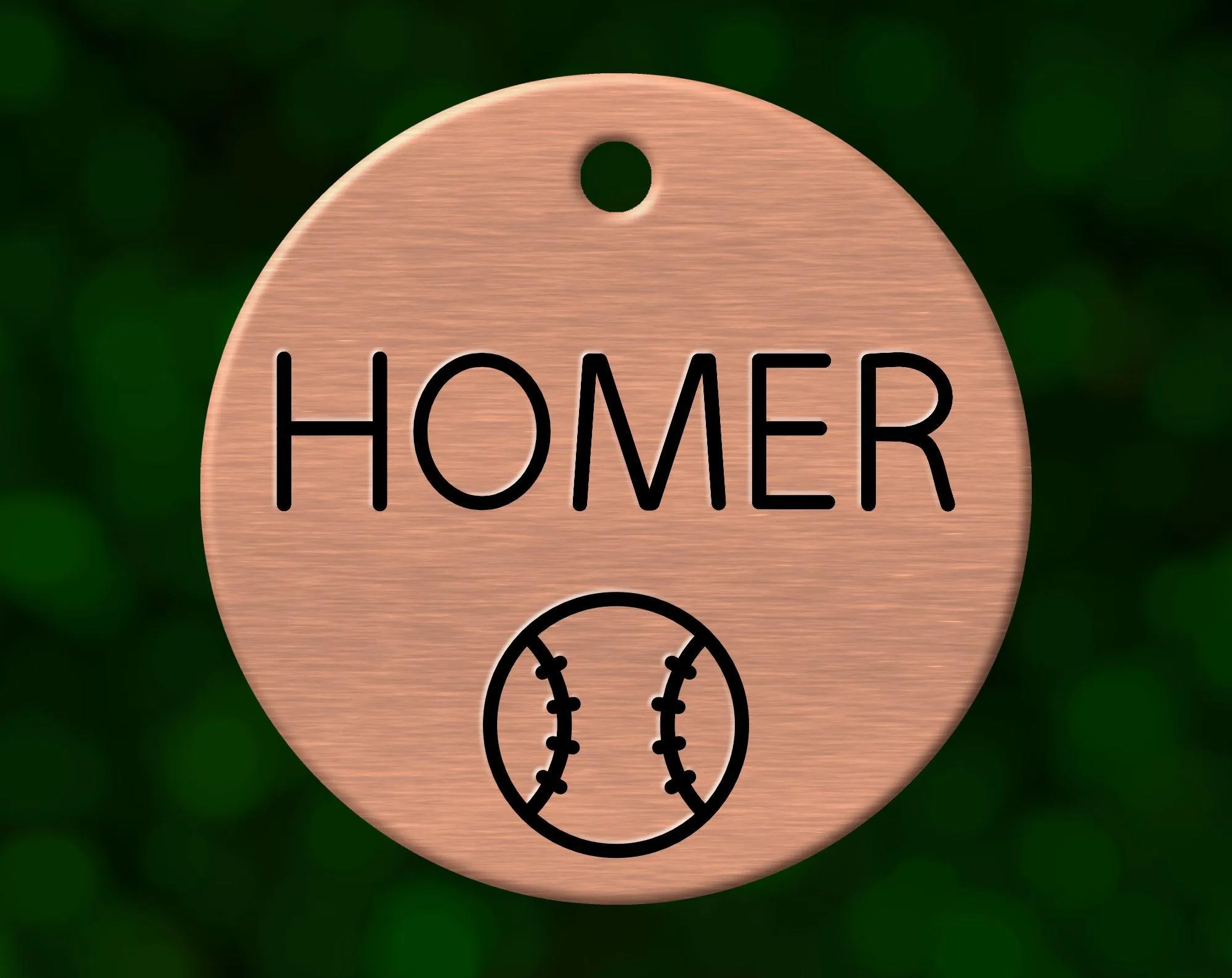 Baseball Dog Tag