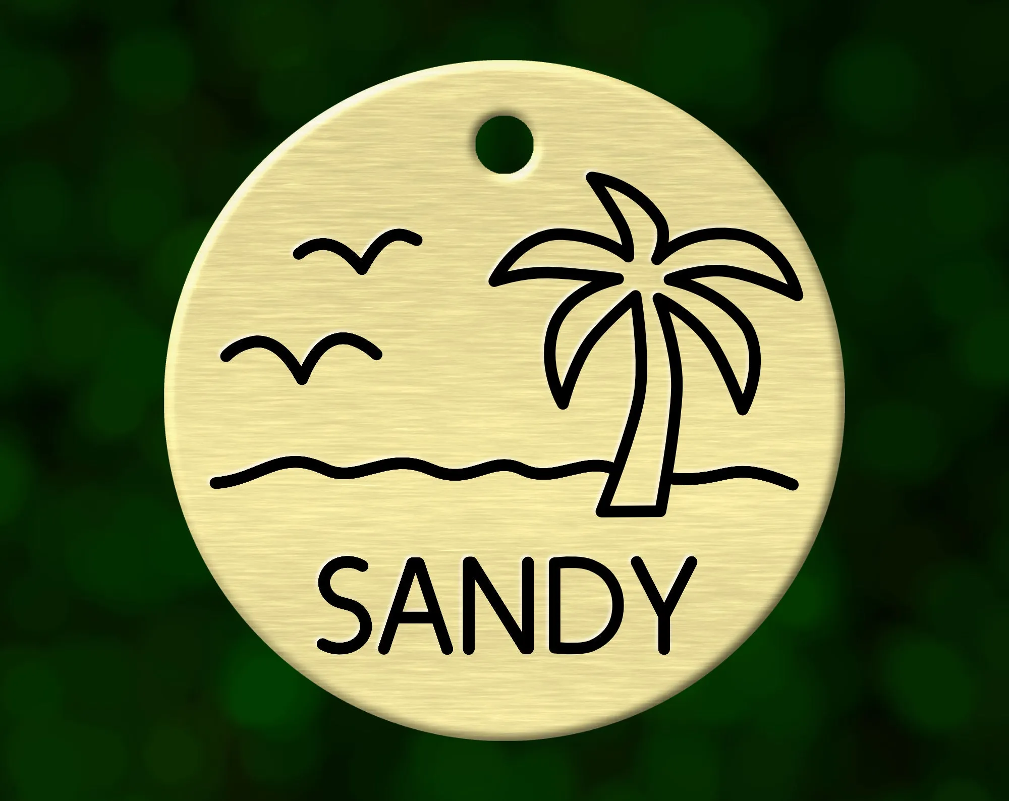 Beach Dog Tag