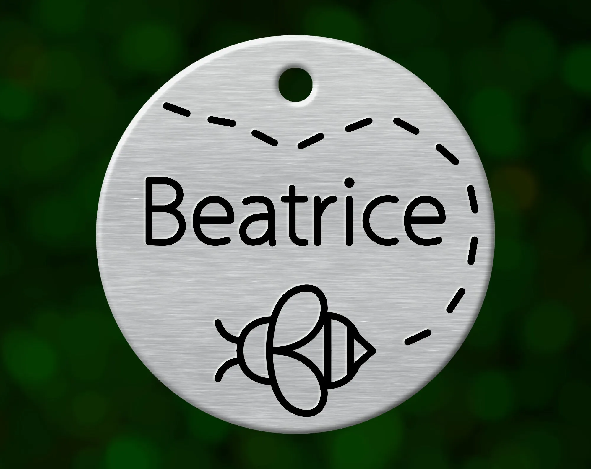 Bee Dog Tag