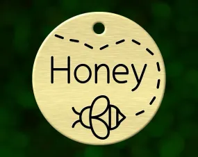 Bee Dog Tag