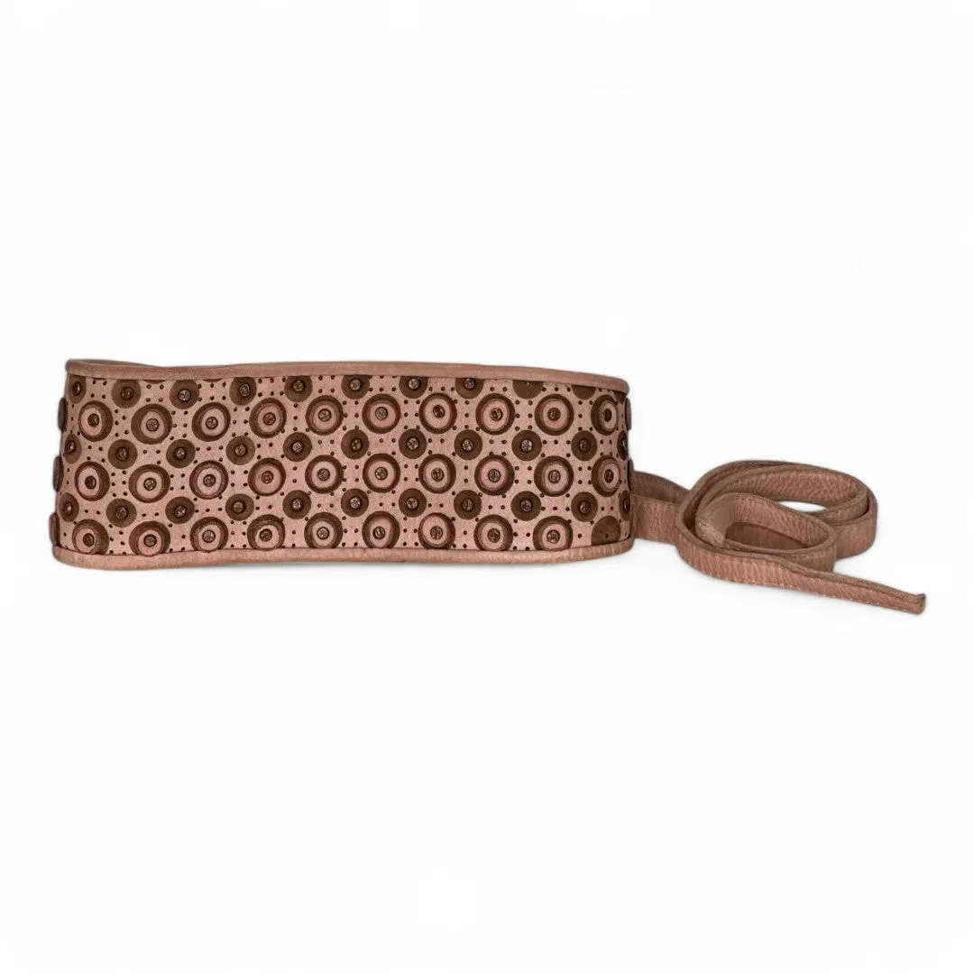 Bianca Stud Wrap Belt in Blossom