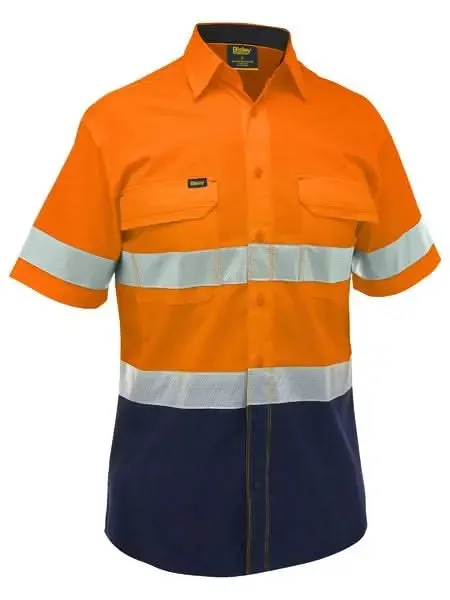 Bisley Women's X Airflow Taped Hi Vis Ripstop Work Shirt BS1491T
