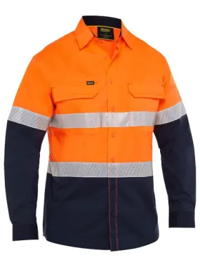 BISLEY X Airflow Hi Vis Taped Stretch Ripstop Shirt (BS6491T)