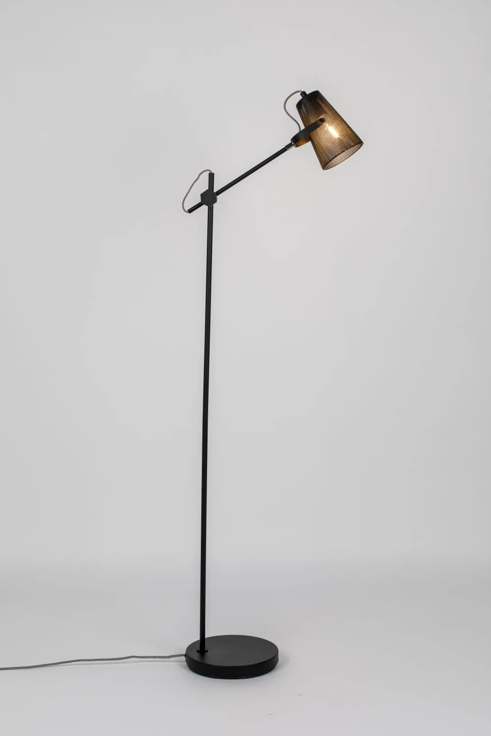 Black Adjustable Task Floor Lamp | DF Fokus