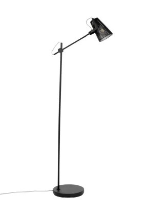Black Adjustable Task Floor Lamp | DF Fokus