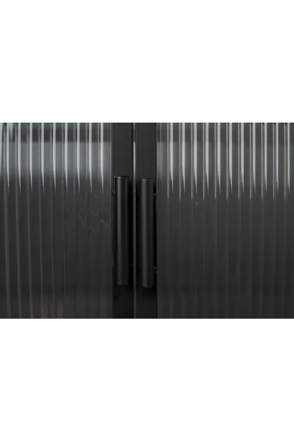 Black Framed Glass Sideboard | Dutchbone Boli