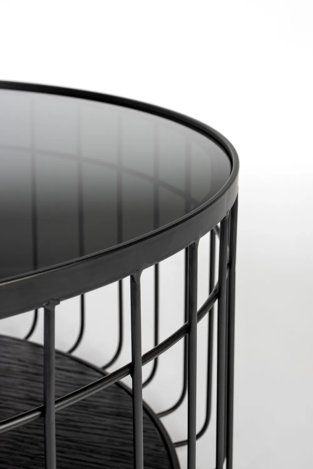 Black Industrial Coffee Table | DF Lance