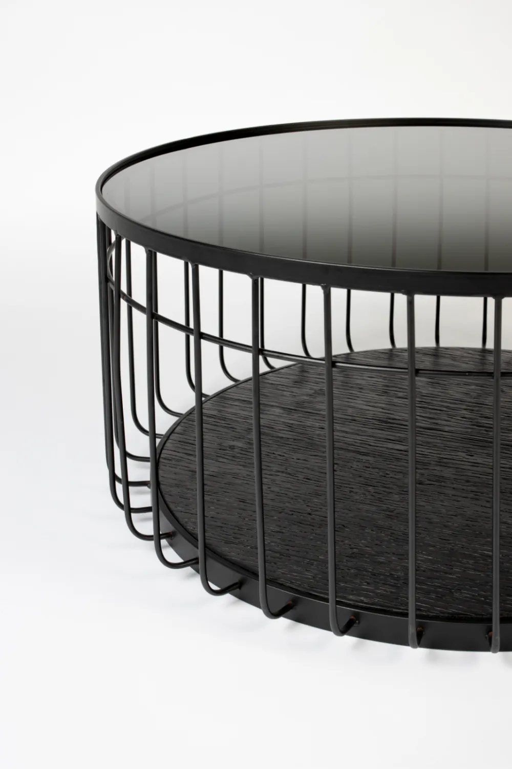Black Industrial Coffee Table | DF Lance