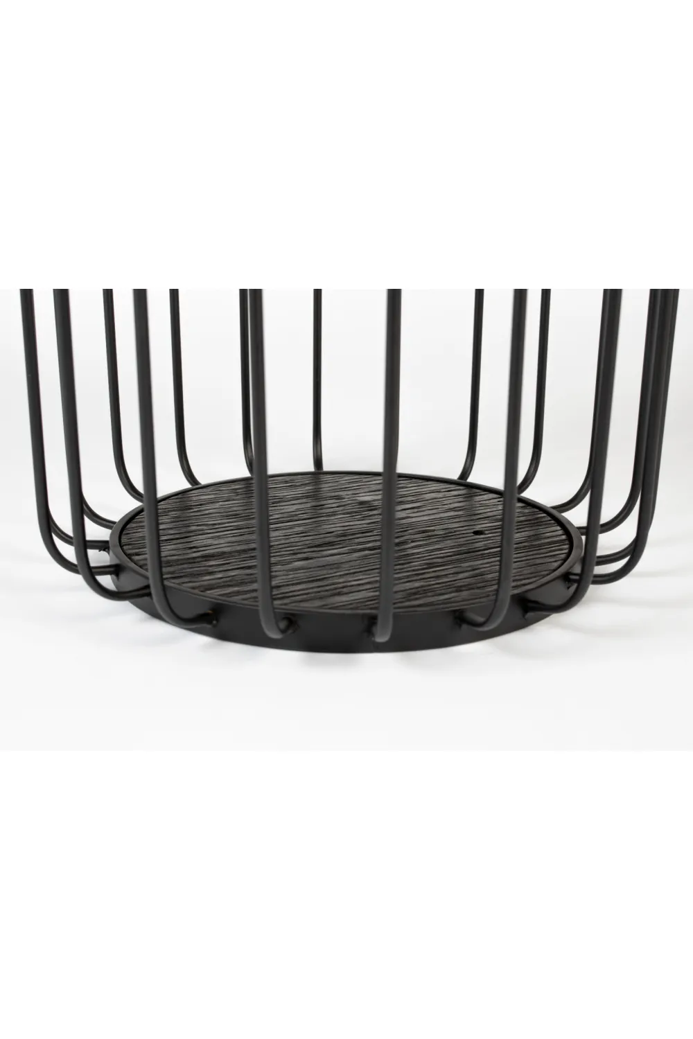 Black Industrial Side Table | DF Lance