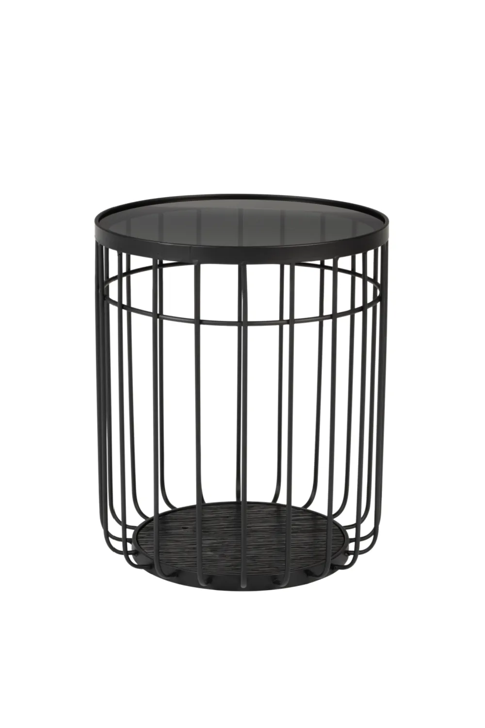 Black Industrial Side Table | DF Lance