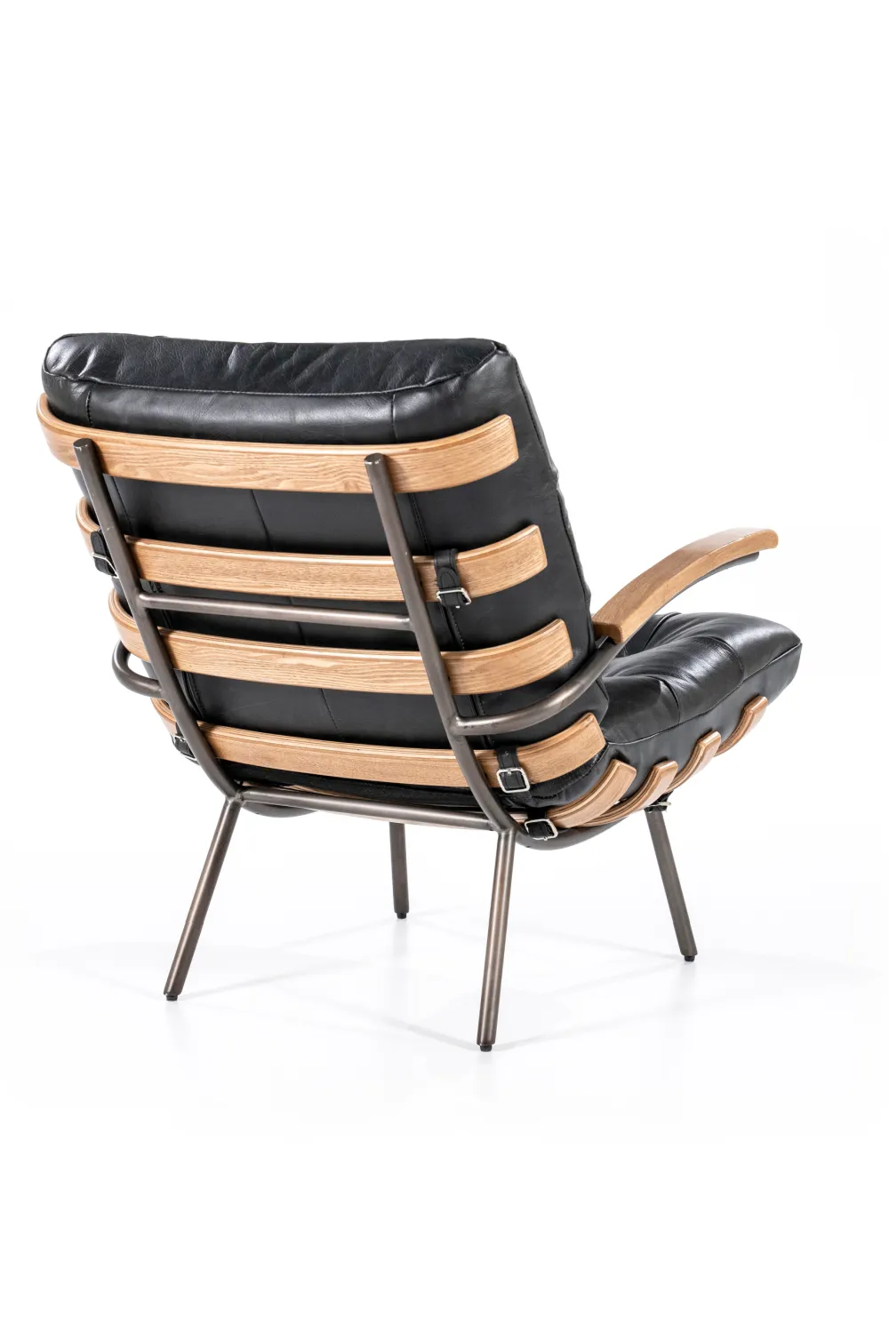 Black Leather Armchair | Eleonora Bastiaan